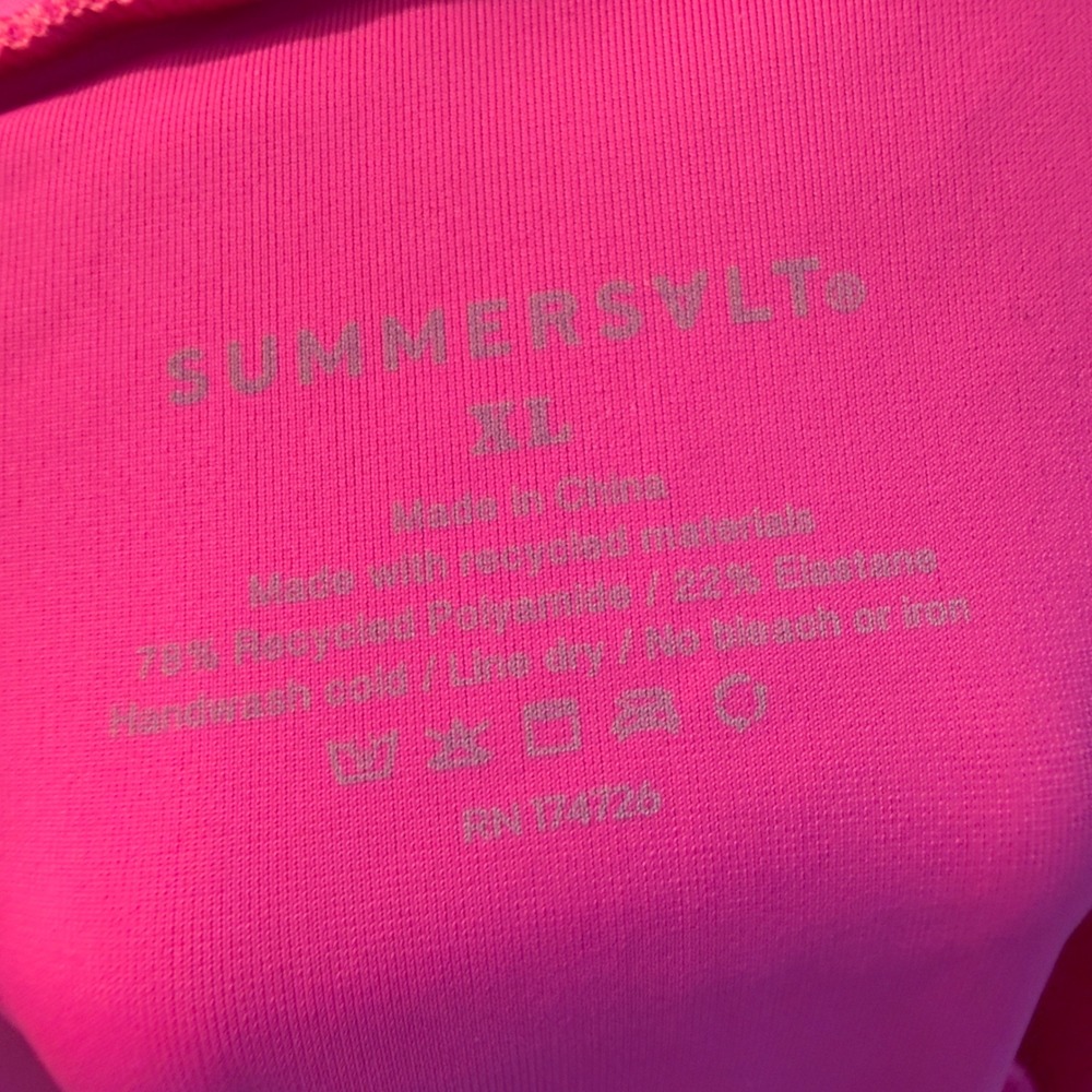 summersalt Pink Wrap Swim Coverup - Picture 5 of 7